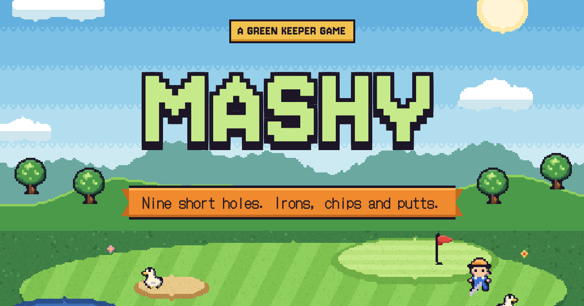 Play Mashy - a low-fidelity 9-hole golf game